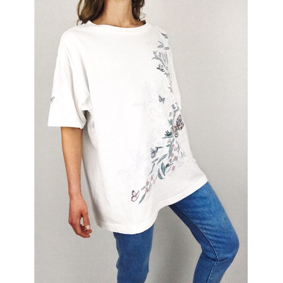 Vintage 💫 Botanical Graphic Tee - Picture 4 of 16